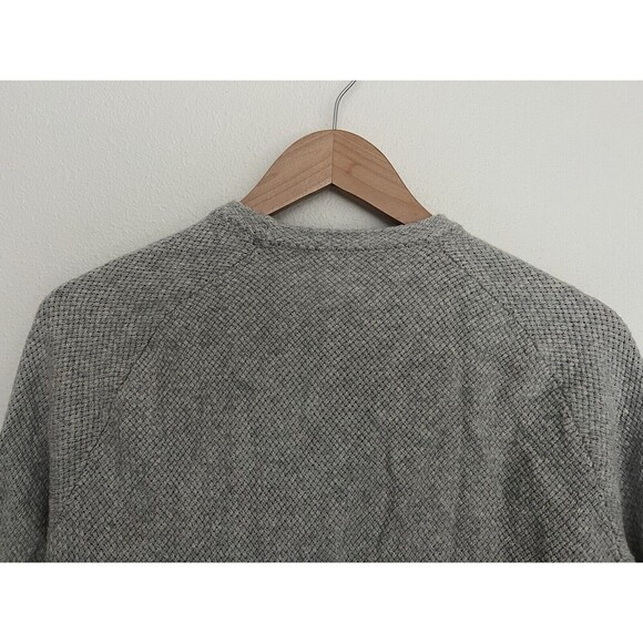 Madewell Palisades Light Gray Longline Cardigan Duster Sweater M Lagenlook Flowy - Picture 10 of 12